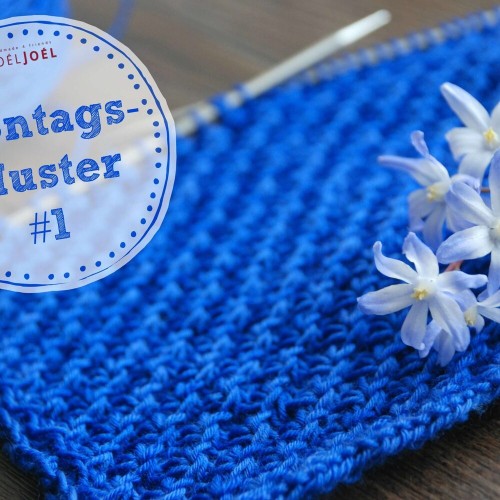 Montagsmuster, Stricken, Sternchenmuster