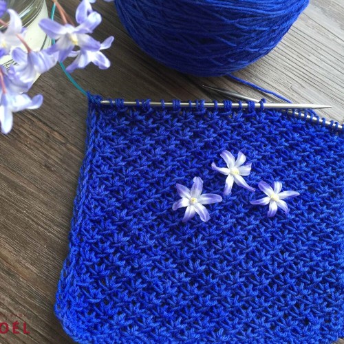 Stricken, Strickmuster, Montagsmuster, Wollmeise, Sternchenmuster