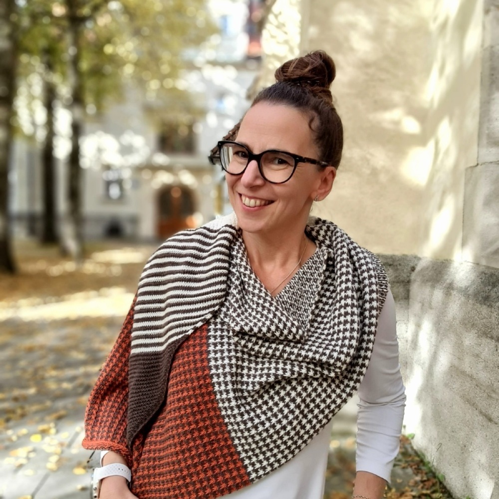 Strick-Anleitung Tuch NINELLE – Bild 2