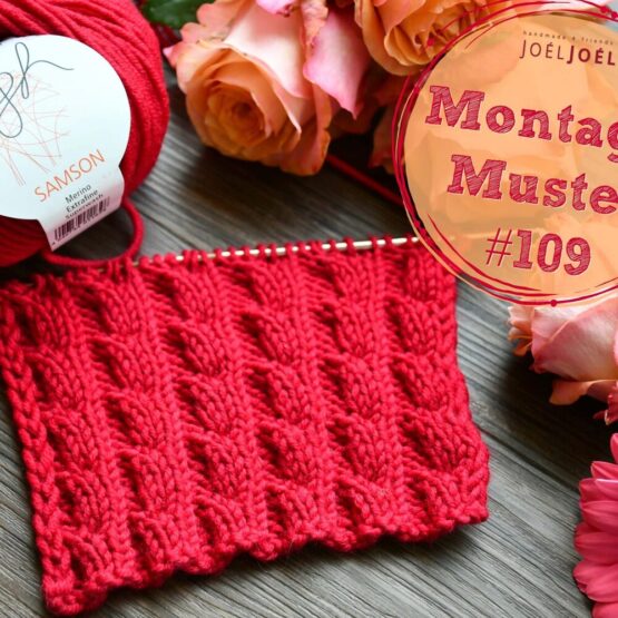 Montagsmuster, stricken, Strickmuster, Wolle, Strickanleitung