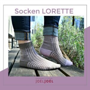 Strick-Anleitung Socken LORETTE
