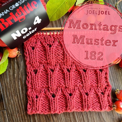 Montagsmuster, stricken, DIY, Strickmuster, Wolle