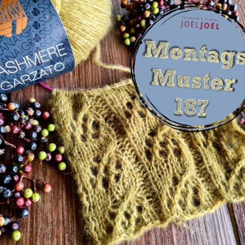 Montagsmuster, stricken, Strickmuster, DIY, Wolle