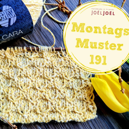 Montagsmuster, stricken, DIY, Strickmuster, Anleitung, Wolle