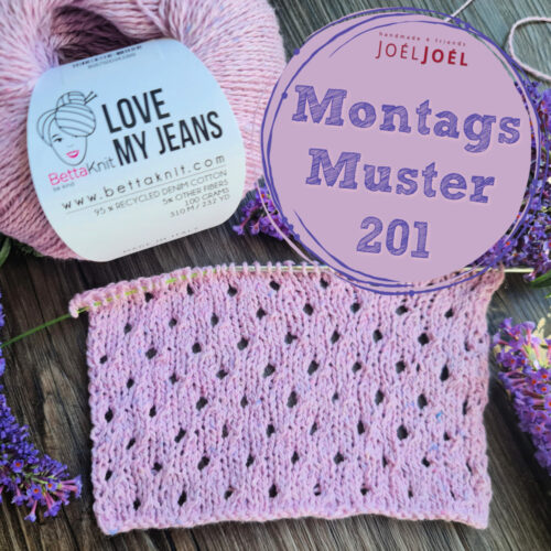 Montagsmuster, stricken, Strickmuster, DIY, Anleitung, Wolle