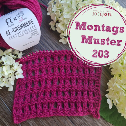 Montagsmuster, stricken, Strickmuster, Anleitung, DIY, Wolle