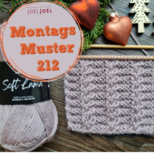 Montagsmuster, stricken, Strickmuster, Wolle