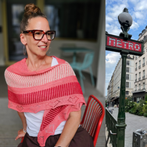 Strick-Anleitung Tuch PARIS