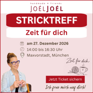 Teilnahme am Stricktreff: 27.12.2026, 14:00 bis 16:30 Uhr