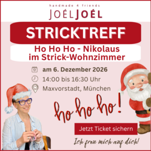 Teilnahme am Stricktreff: 06.12.2026, 14:00 bis 16:30 Uhr