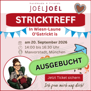 Teilnahme am Stricktreff: 20.09.2026, 14:00 bis 16:30 Uhr