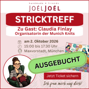 Teilnahme am Stricktreff: 02.10.2026, 15:00 bis 17:30 Uhr