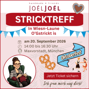 Teilnahme am Stricktreff: 20.09.2026, 14:00 bis 16:30 Uhr