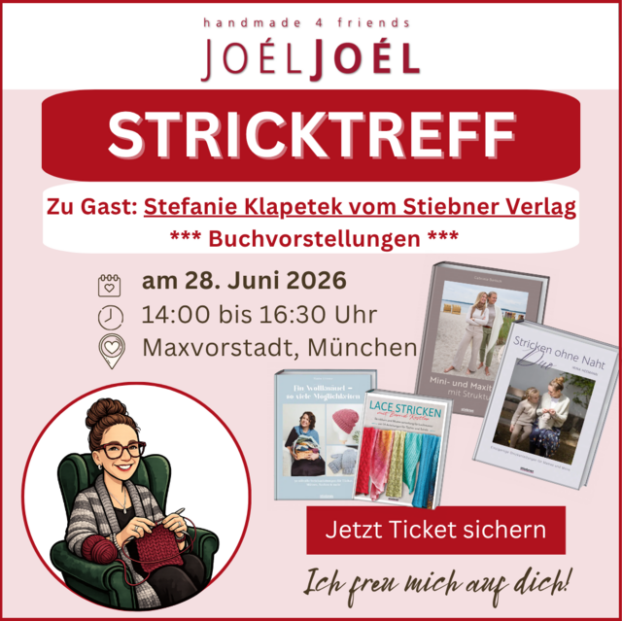 Teilnahme am Stricktreff - 28.06.2026, 14:00 bis 16:30 Uhr