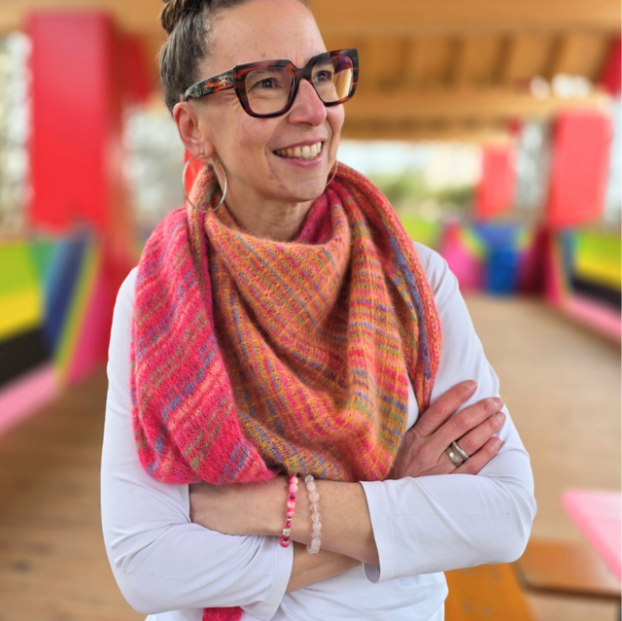 Strick-Anleitung Tuch MALAMA