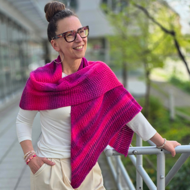 Strick-Anleitung Tuch HALAKA