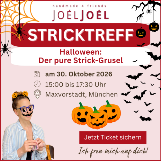 Teilnahme am Stricktreff: 30.10.2026, 15:00 bis 17:30 Uhr